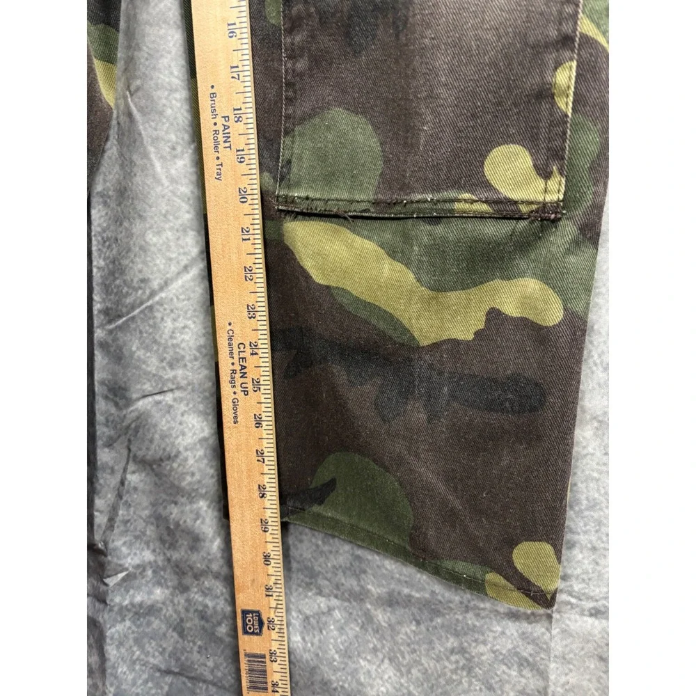 Liberty Men's Bibs Overalls Pants Camo Double Knee Made in USA‎ Denim Size 36x29